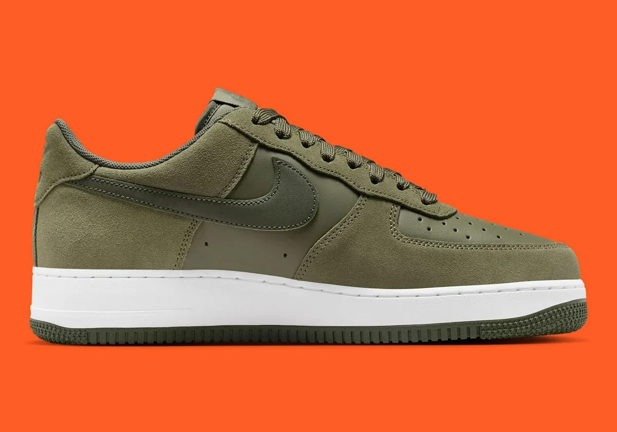 Nike Air Force 1 ’07 LV8 Shoes Medium Olive White IB6388-200 Men’s Sizes NEW