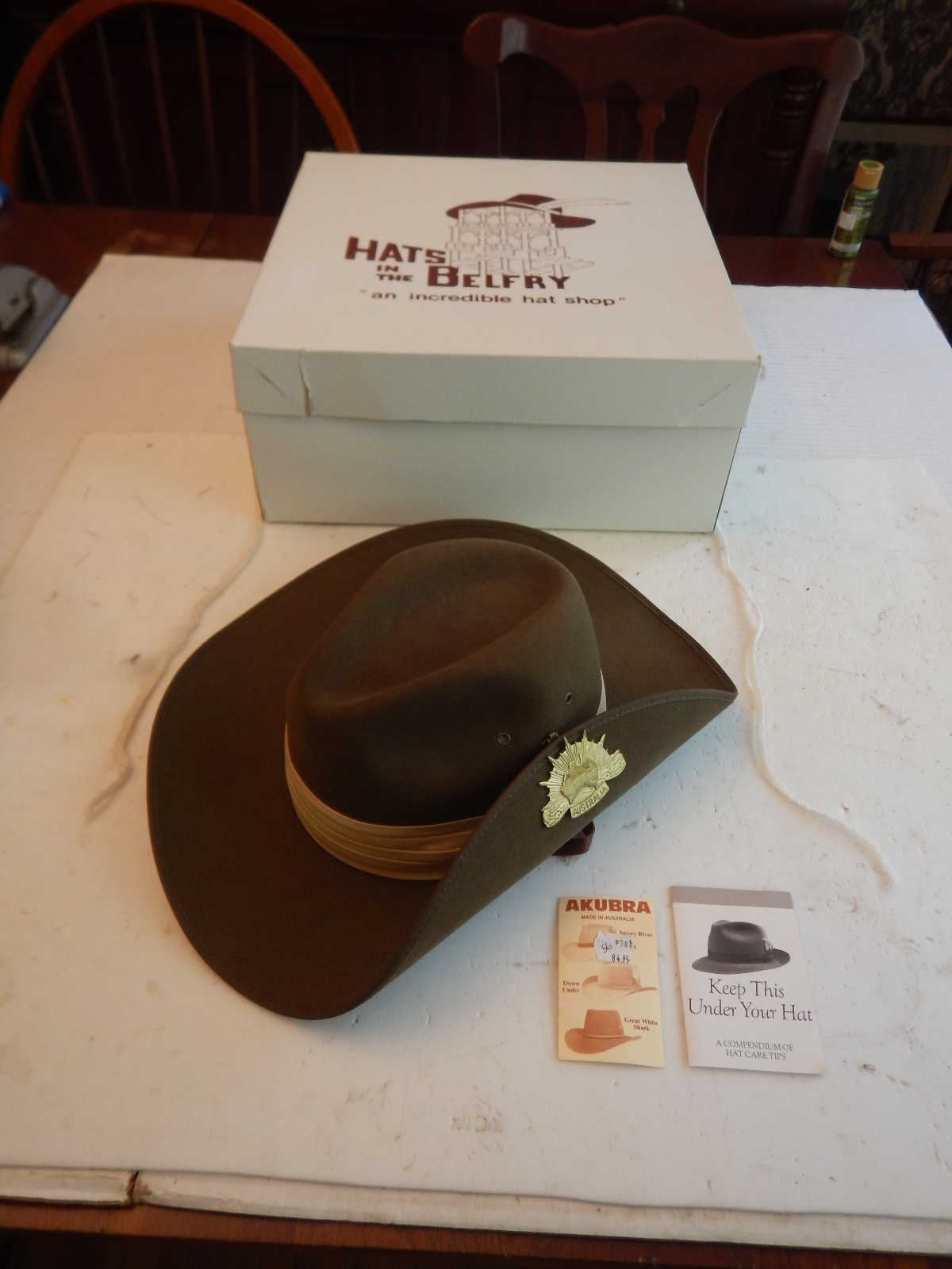 Akubra Military Slouch Hat Size 56 – Australian Army – Rising Sun