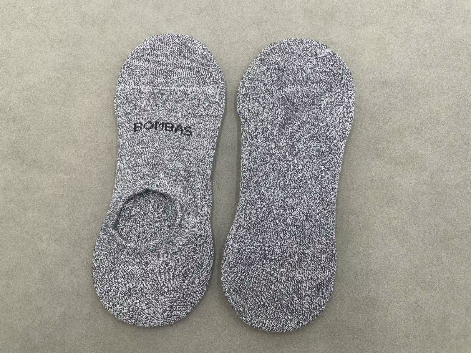 4 pairs Women’s Marl Cushioned No Shows Socks Size Medium 8-10.5 Grey