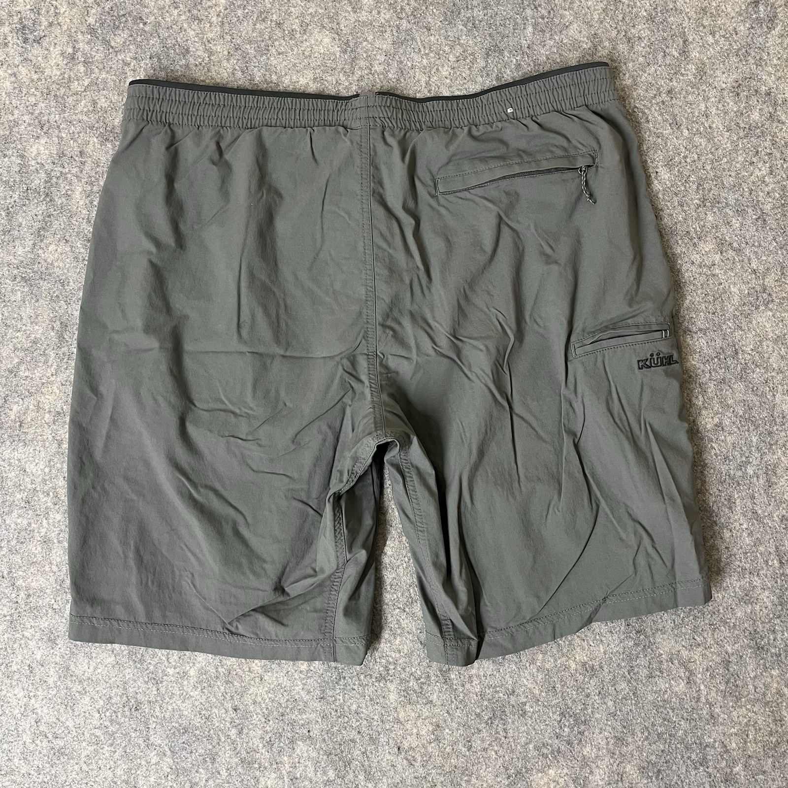 Kuhl Kruiser Shorts Men’s XL 9” Inseam Ultra Light Stretch UPF Quick Dry Gray