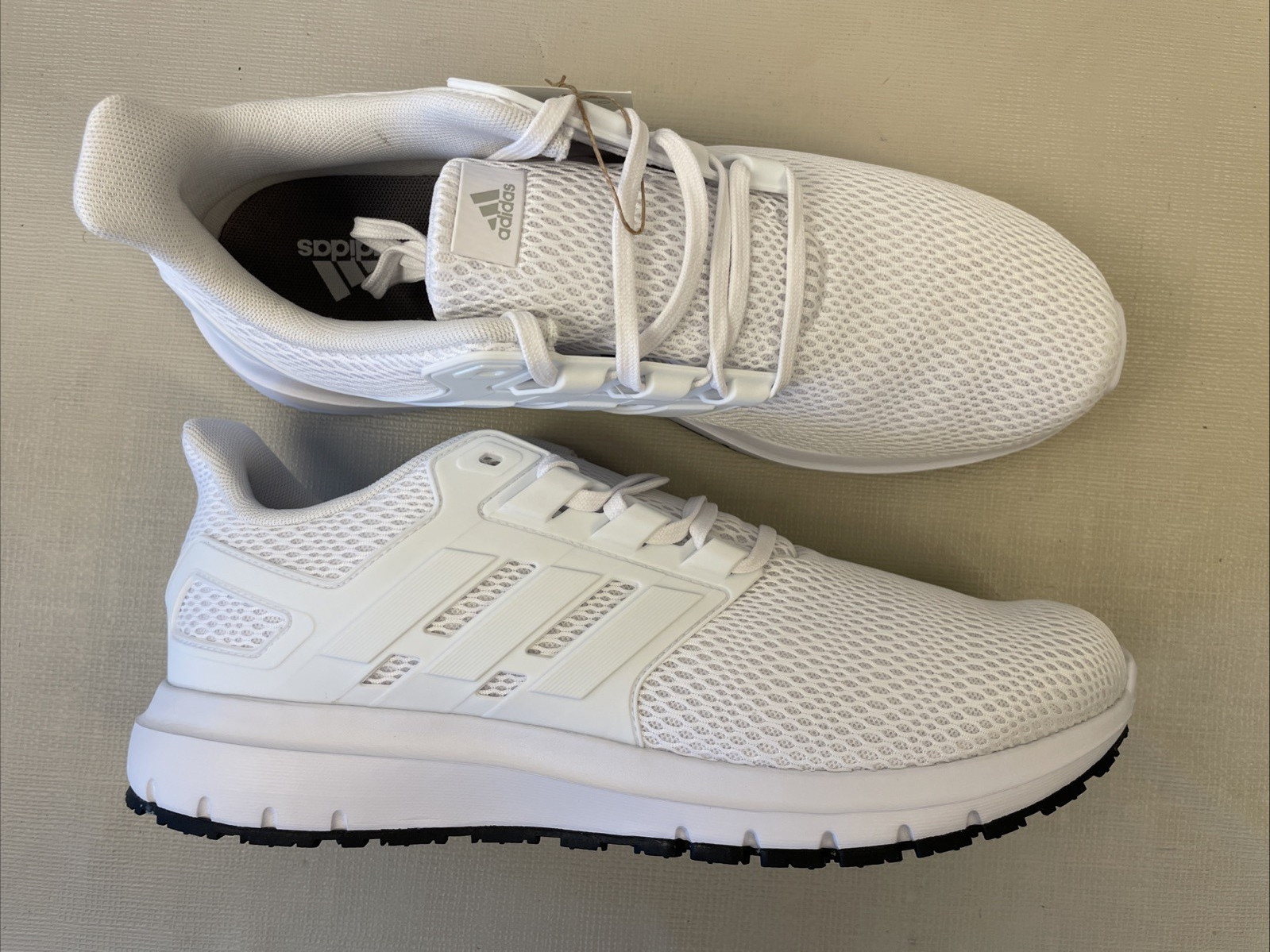 New adidas Ultimashow FX3631 Men’s White Mesh Athletic Sneakers Size 12.5 NIB