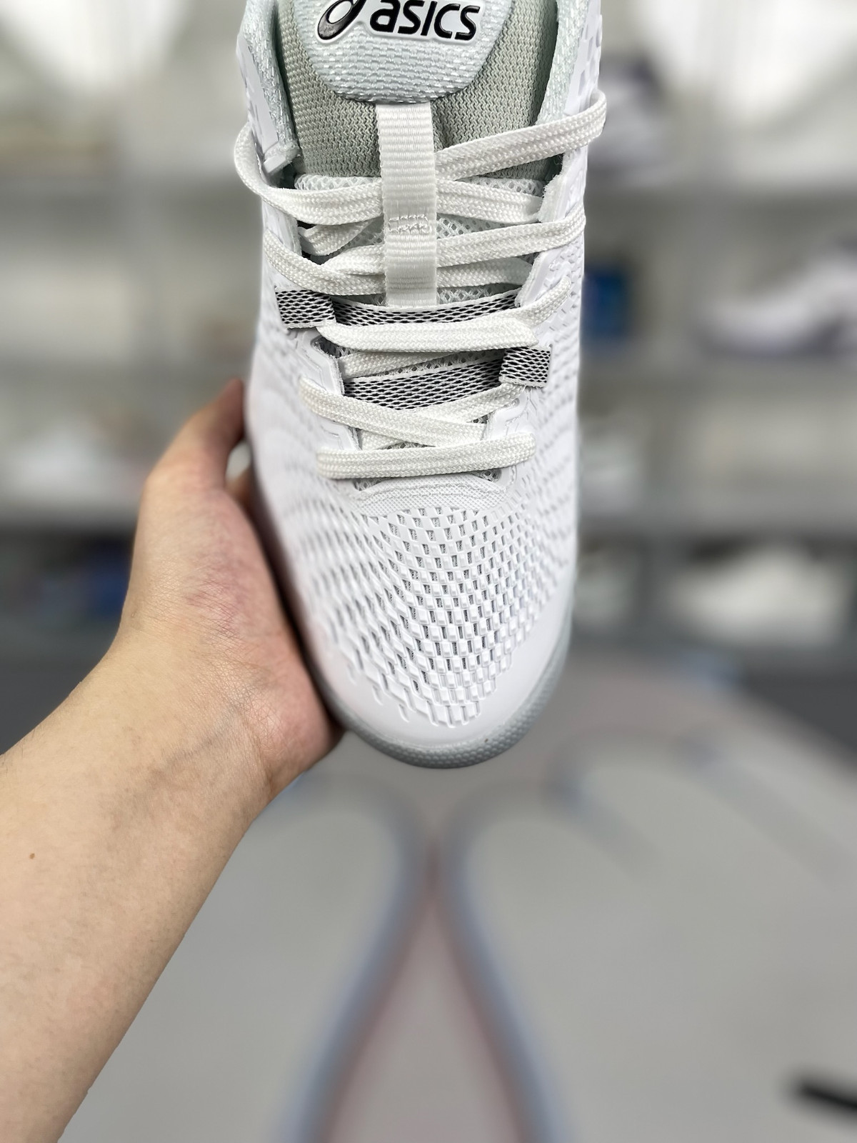 Asics Gel Resolution 9 White Black Men’s Comfort Shoes