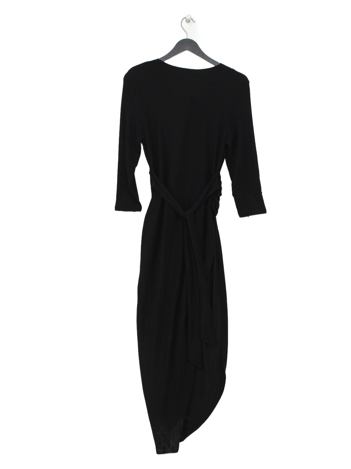 Jolie Moi Wrap Midi Dress UK8 in Black