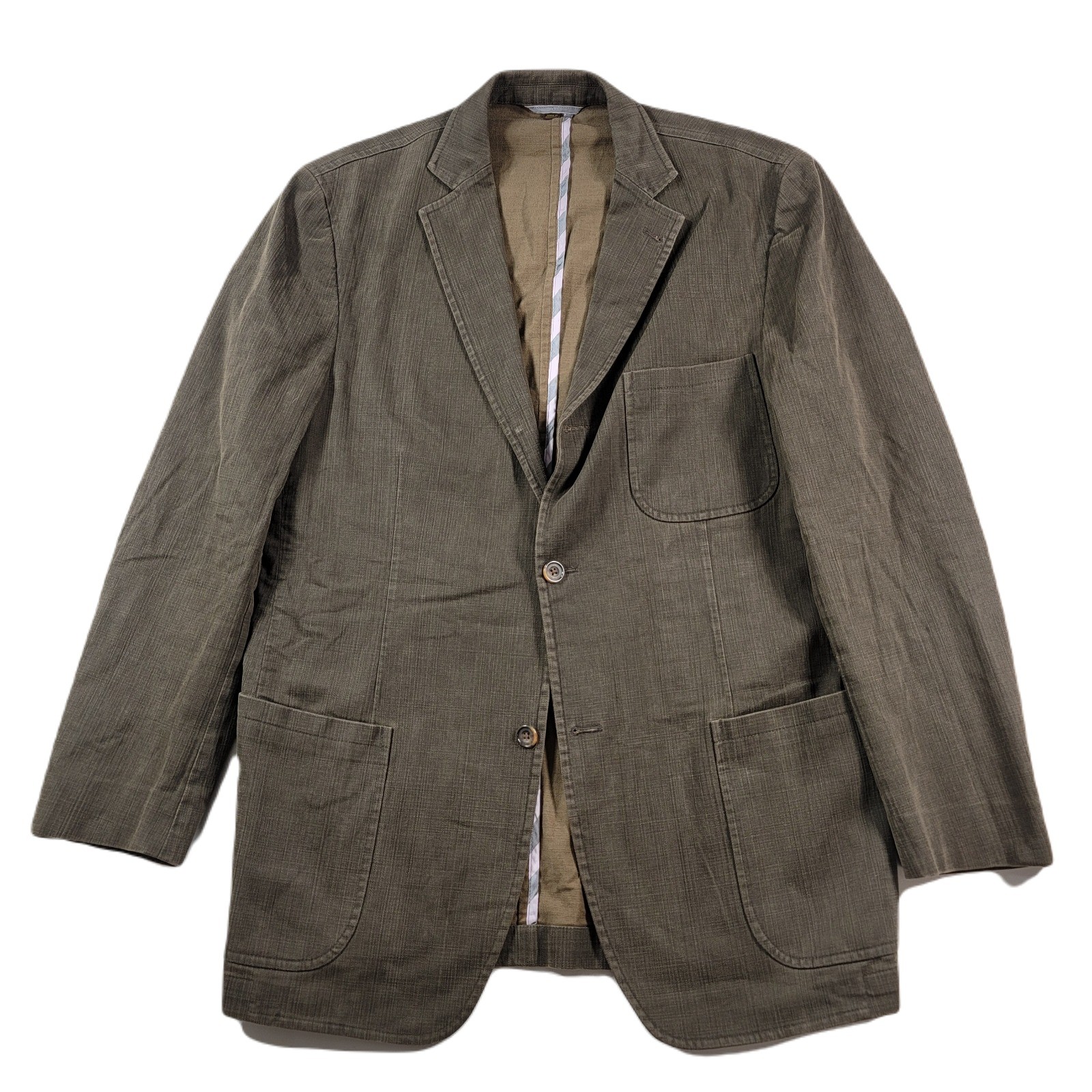 Kroon Sport Coat Mens 42L 42 Grey Stretch Modern Regular Fit Life Luxury Levity