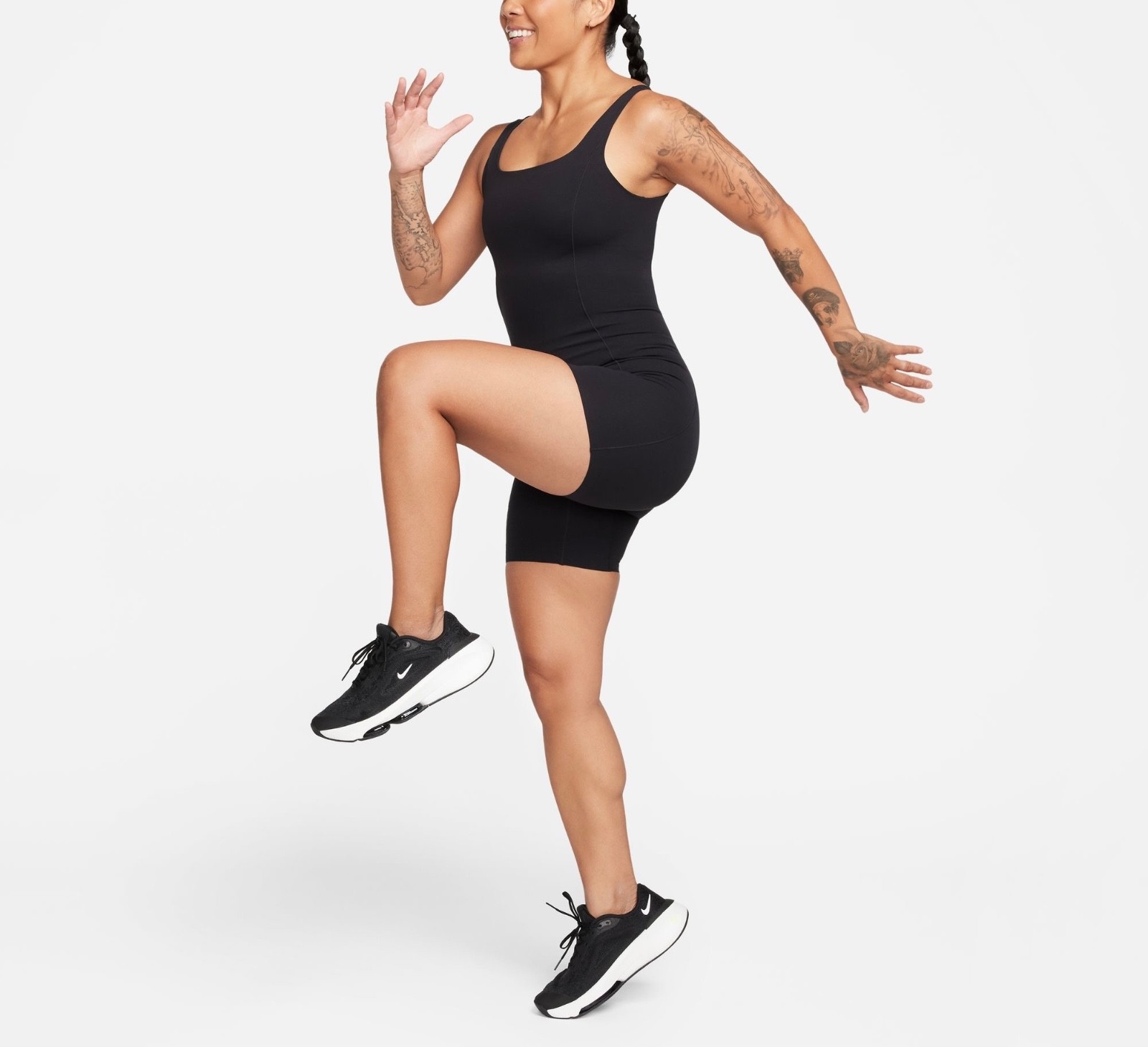 NWT Women’s Nike Zenvy Dri-FIT Short Bodysuit S,M MSRP $110
