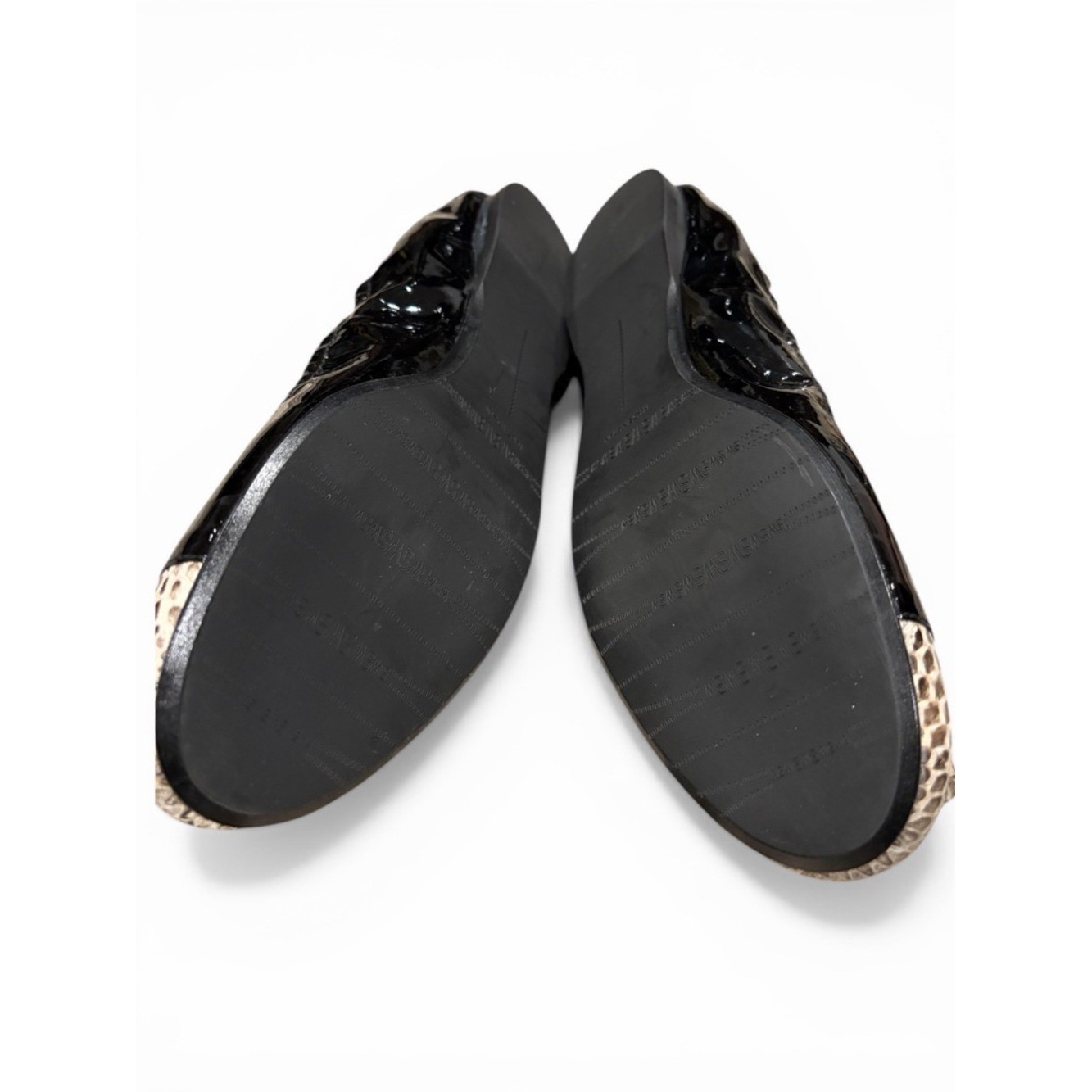 Stuart Weitzman ballet flats with Beige Snakeskin Toe – New without tags