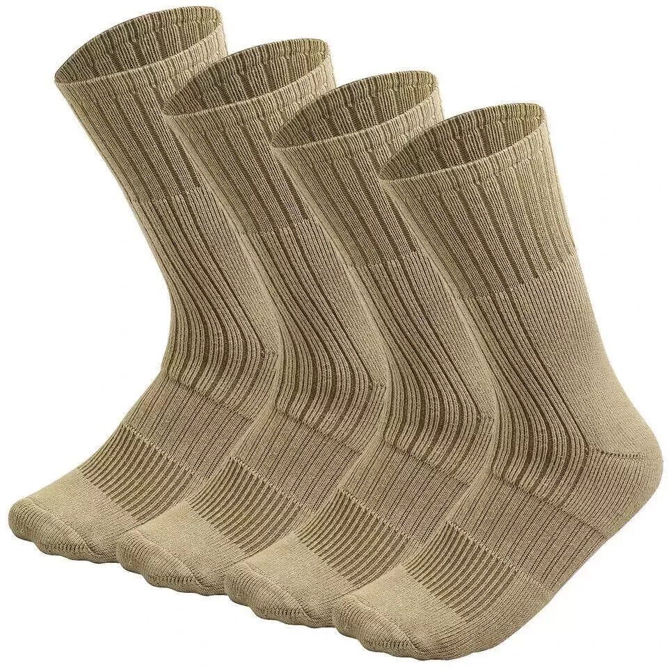 4 Pairs Men Army Military Boot Socks Combat Tactical Trekking Hiking 10-13 13-15