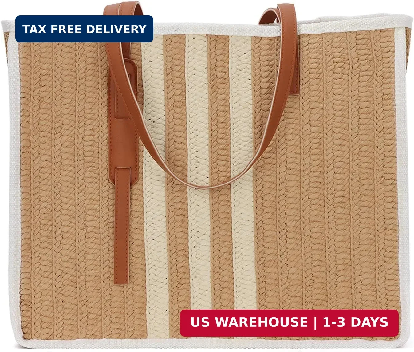 SUKUTU Large Straw Tote Bag for Women Summer Beach Weaving Chic Woven Shoulder B