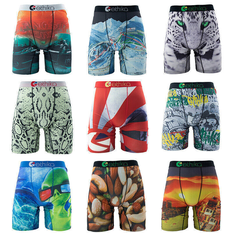 3Pack 5Pack 6Pack 9Pack Ethika Men’s The Staple Boxer Briefs (Random color)