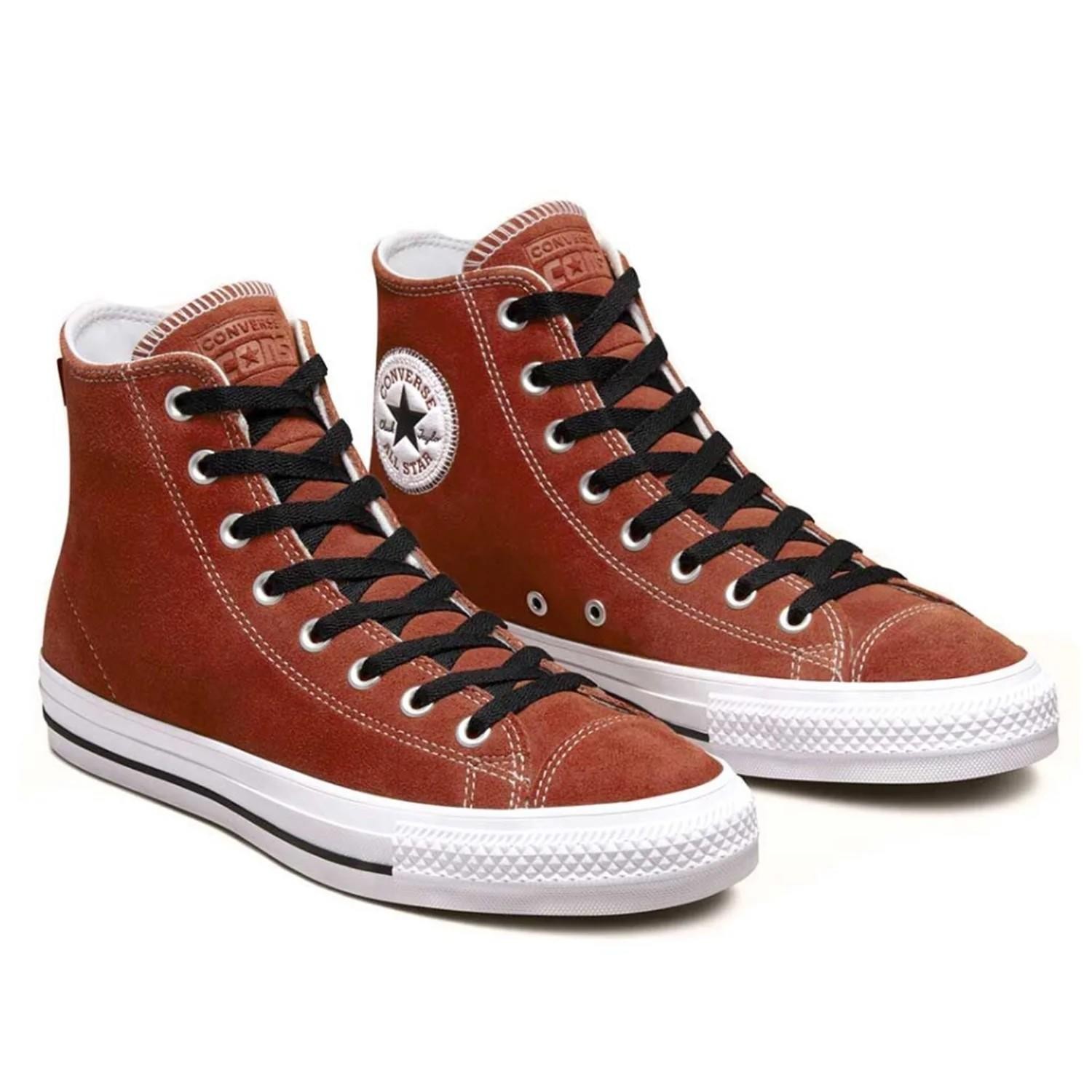 Converse CTAS Pro Hi, Men’s 11.5, Red Terracotta/Black/White, A11926C
