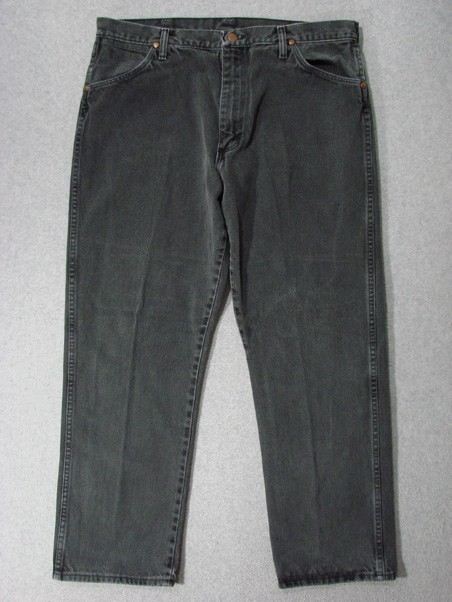 TD11413 **WRANGLER** 31MWZ RELAXED FIT JEANS 38×30 (msr 36″x30″) BLACK