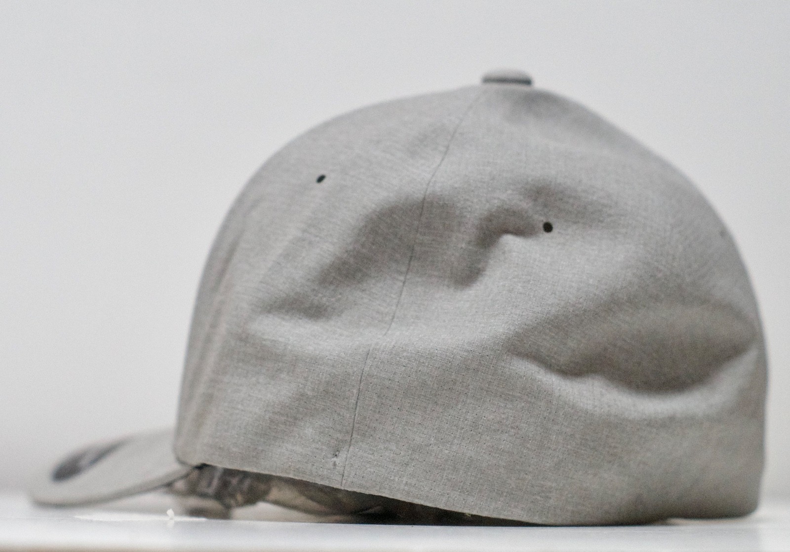 New The Original FlexFit Delta Mens Gray Plain Work Tech Hat RHTNBR-5 SML/MED