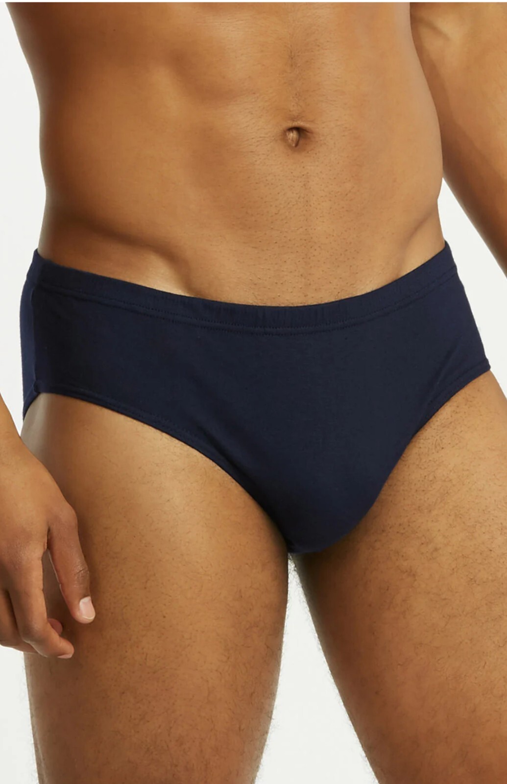 6 Pack Men’s ULTRA Solid Cotton Knocker Bikini Brief Underwear Assorted Colors