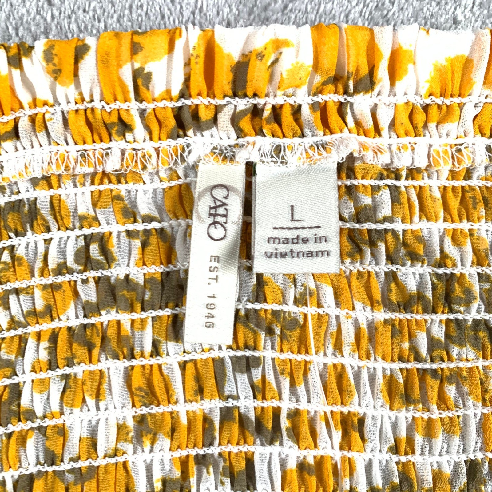 NWT Sheer Cover Up Pool Maxi Off Shoulder Bell Sleeve Animal Print Yellow Beige