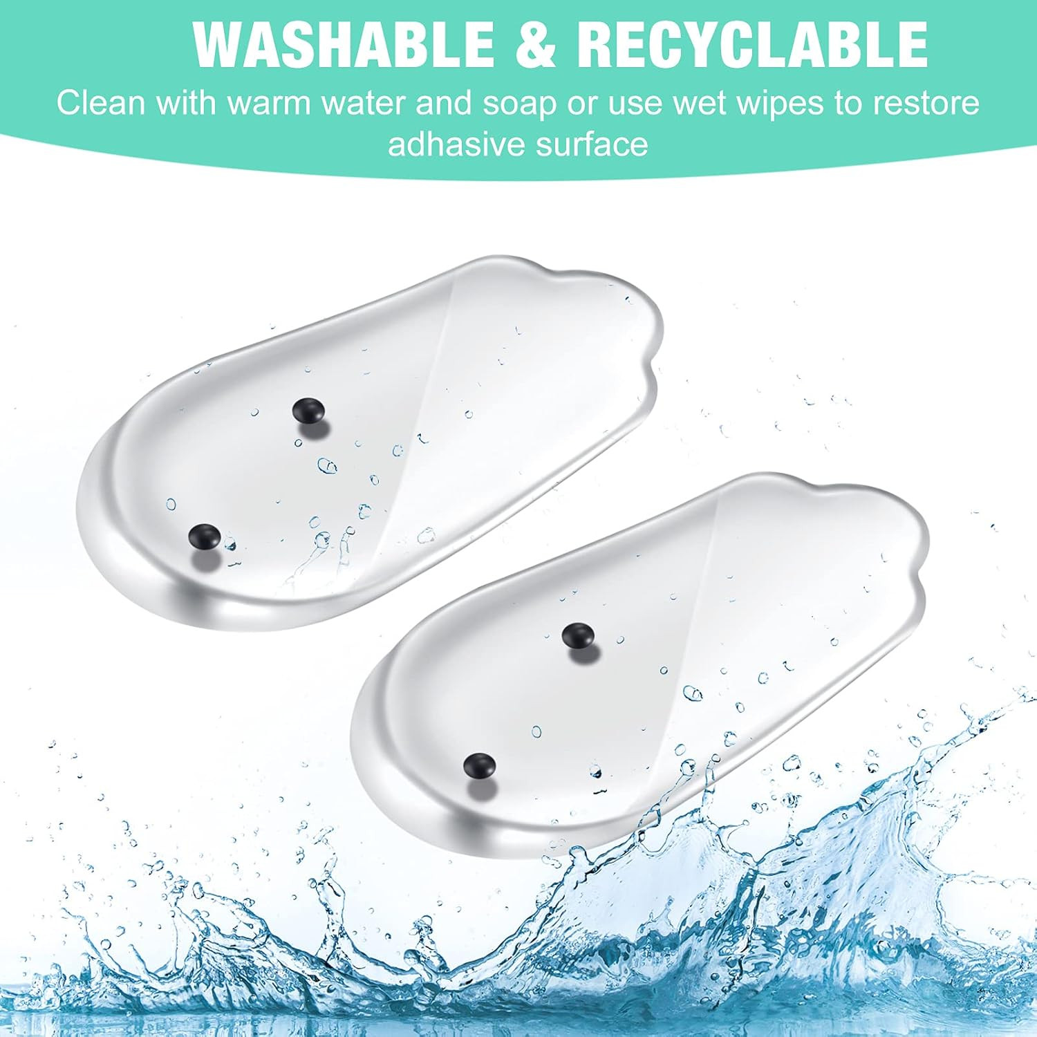 4 Pairs Medial Lateral Supination Wedge Insoles with Magnets Correcting Pronatio