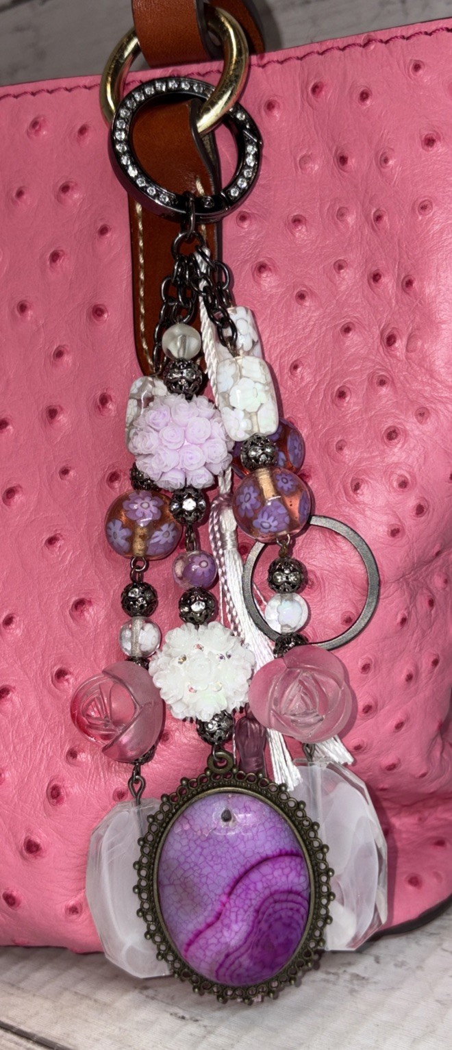 Purse Charm✨Bag Charm✨Bag Swag✨Handmade Bling Keychain✨Handbag Jewelry✨NWT