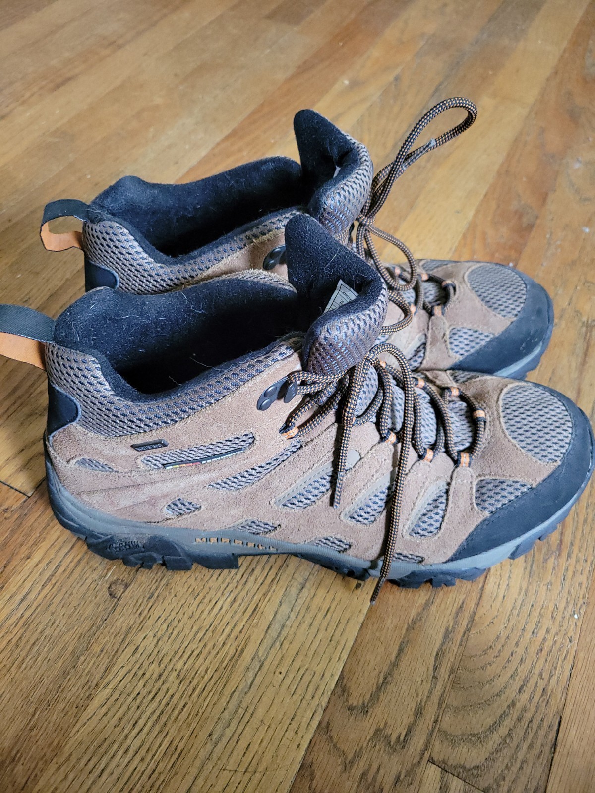 Merrell Moab Mid Earth Waterproof Hiking Boots J88623w Men’s Size 12/EU 46.5