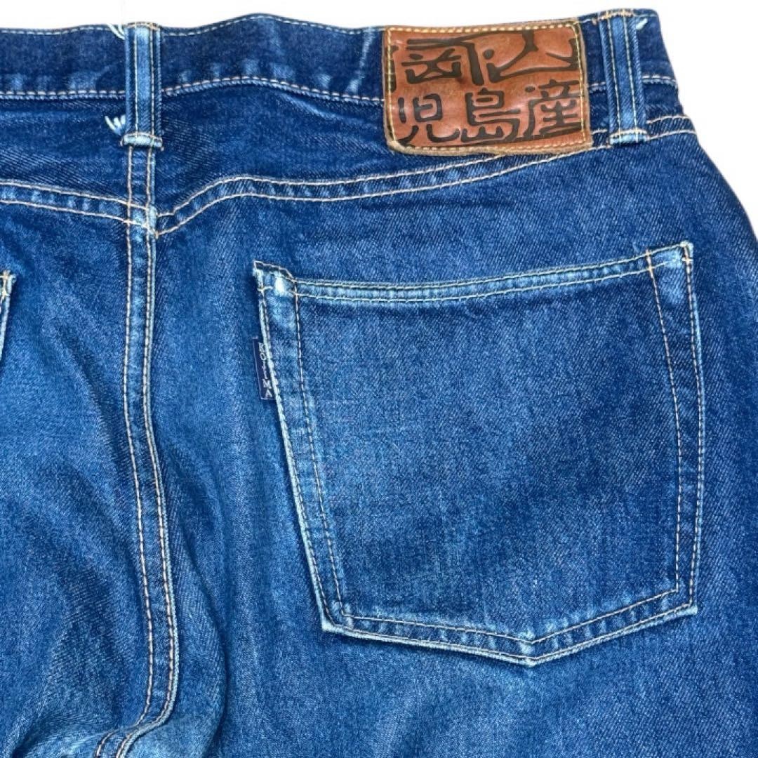 KOJIMA JEANS Japan Selvedge Denim Dark Navy W36 Red Ear Made in Japan Used