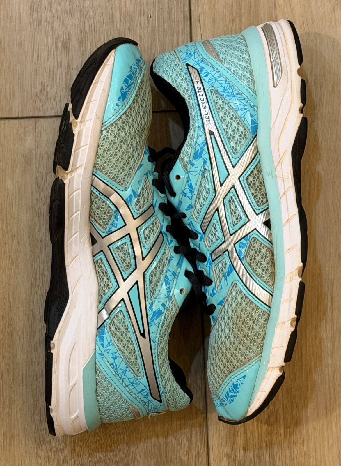 ASICS GEL-EXCITE 4 Running Shoe-Women’s 9-Aruba Blue/Silver/Aquarium-T6E8N