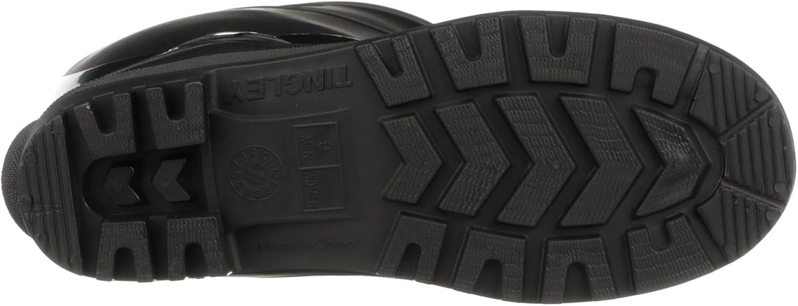 Mens Rubber Workboot Rain Boot, Black, 13 US
