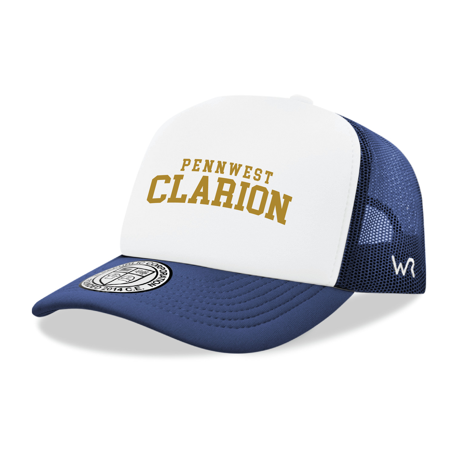 PennWest University Golden Eagles PU Trucker Mesh Snapback Game Day Hat
