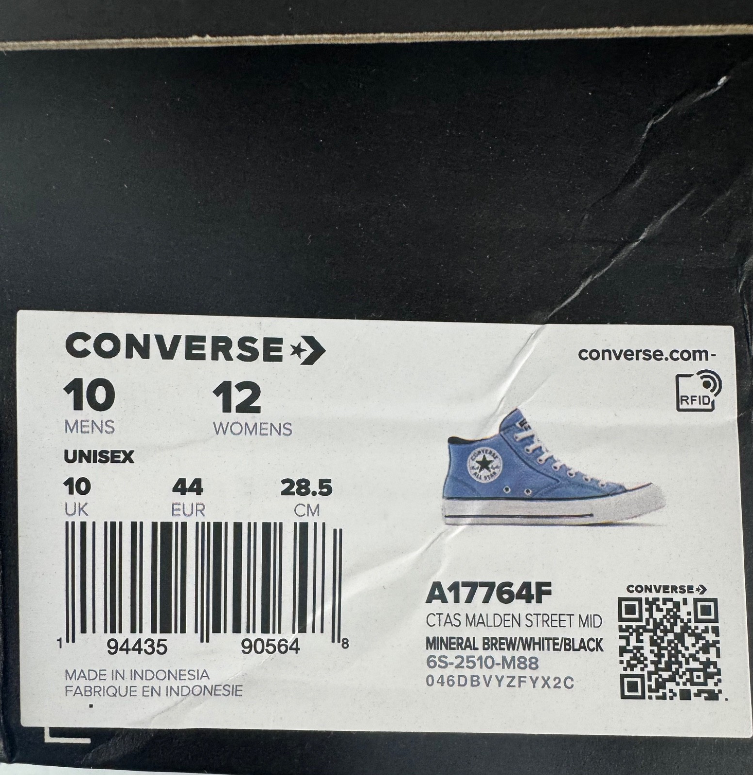 Converse Chuck Taylor All-Star Malden Street Mid-A17764F-Mineral Brew Grey-Men’s