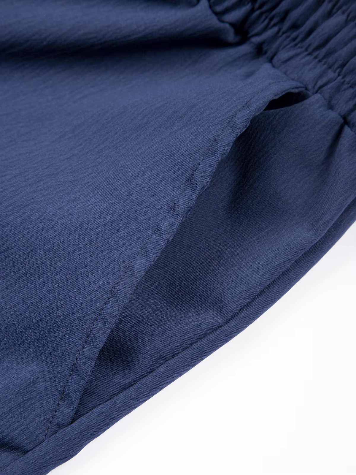 Summer Men’s Casual Elastic Waist Solid Color Breathable High Quality Pants Gift