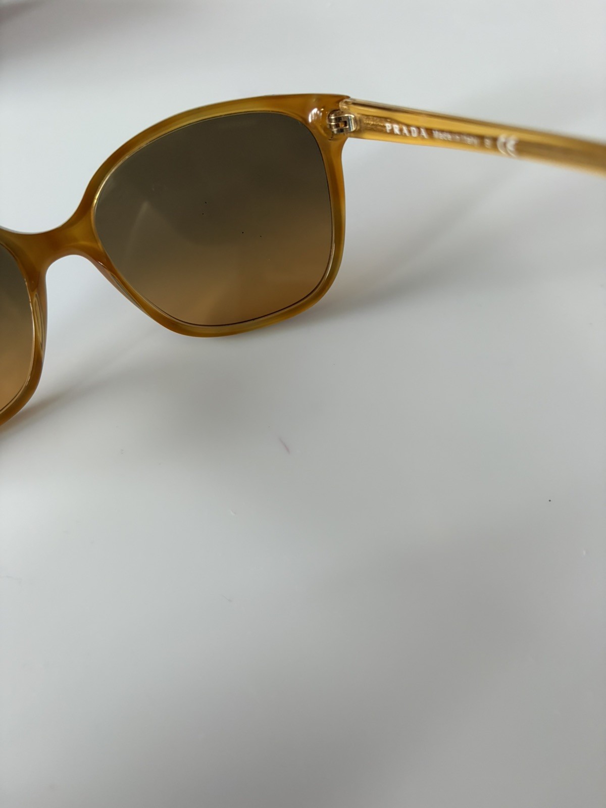 Prada Oversized Square Sunglasses Women Tortoiseshell w/ Box