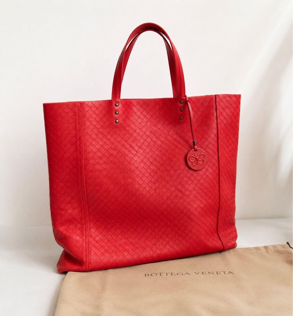 Excellent condition BOTTEGA VENETA Intrecciato Leather Tote Bag