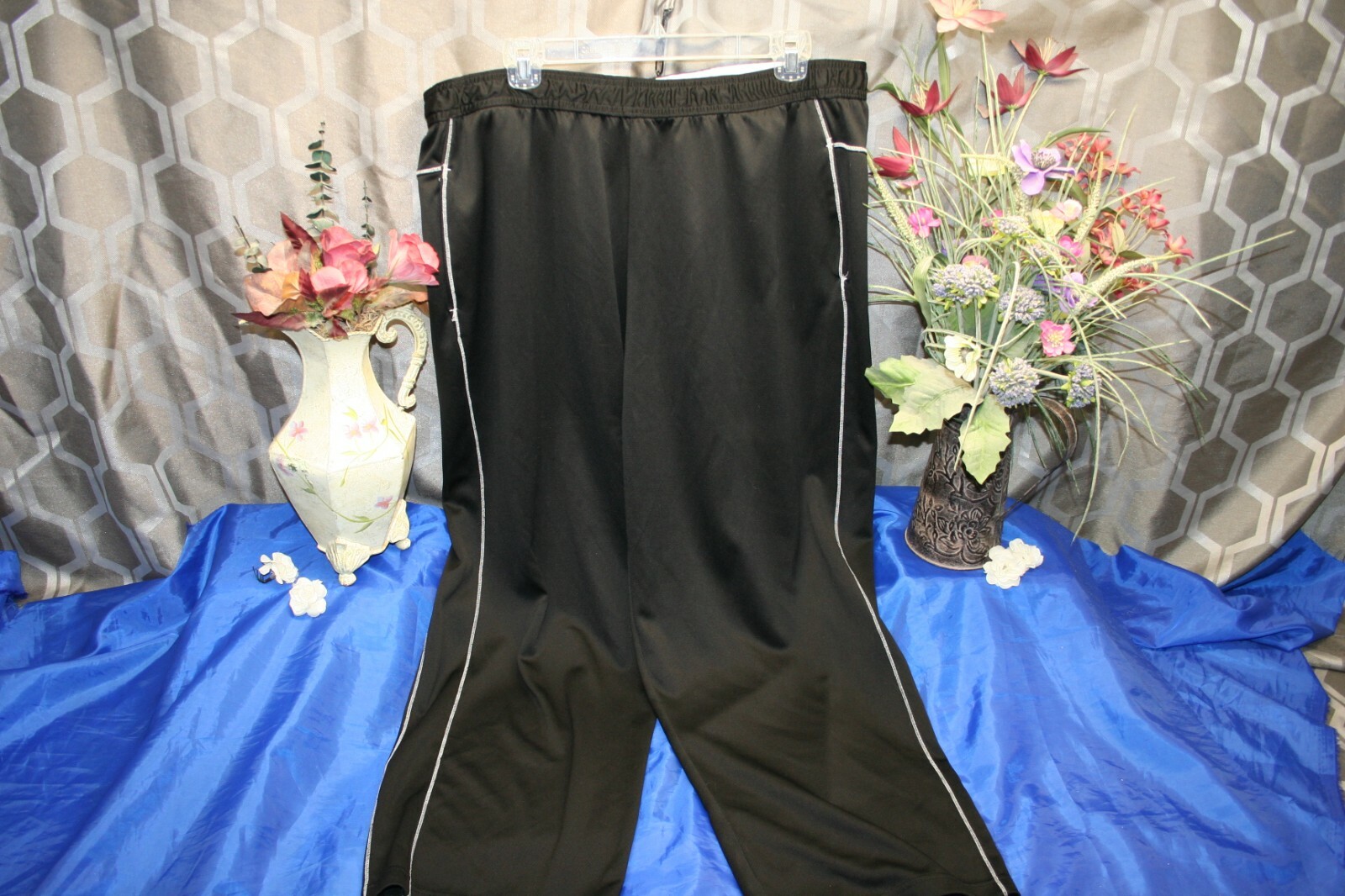 Just My Size Black Women’s Men’s Activewear Sweatpants Gym Pants Size 2 XX-Large