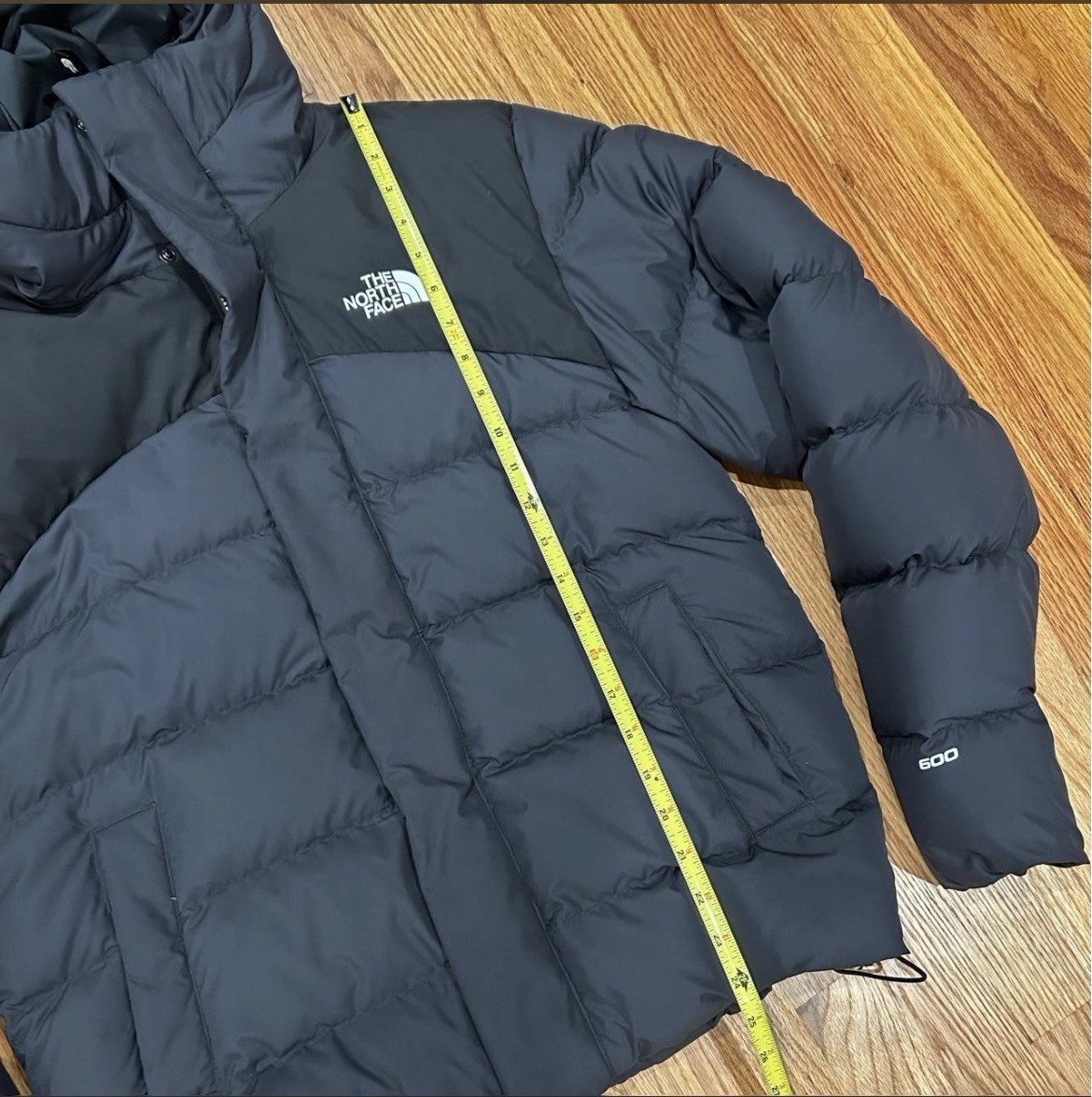 The North Face 600 Black Grey Puffer Jacket