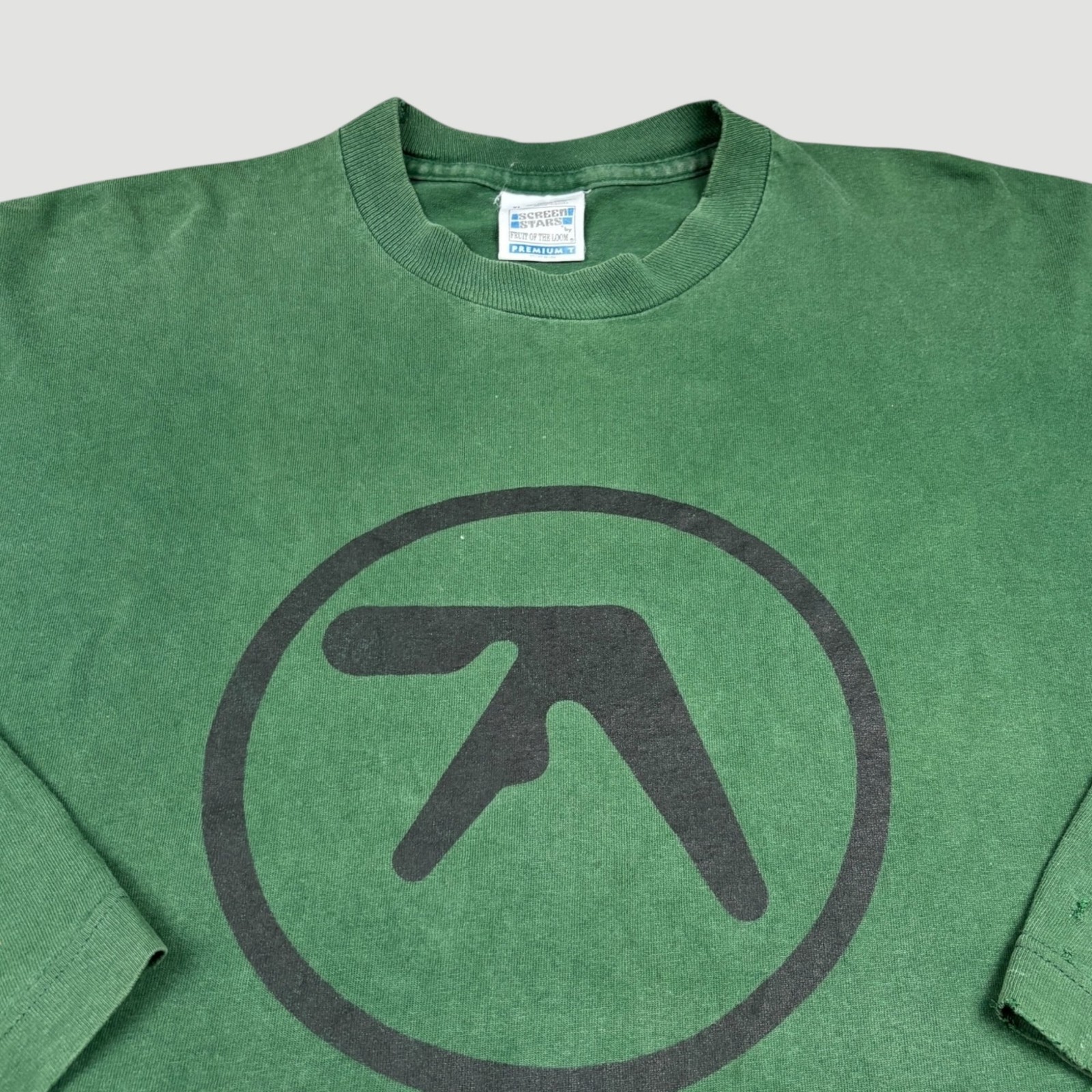 00s Aphex Twin Logo T Shirt Remake Design Green tee Classic style NH28176