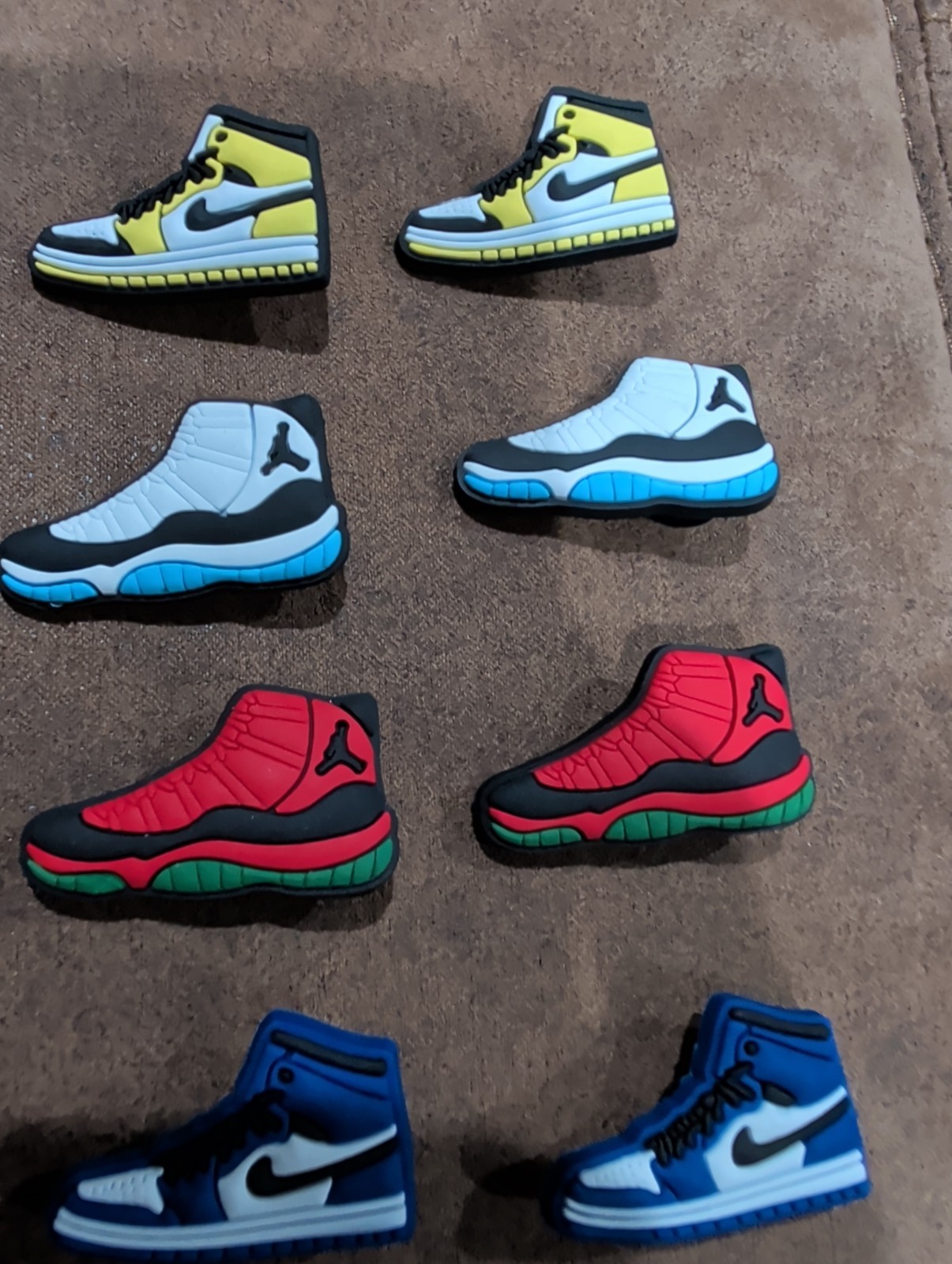 Basketball Shoe Set Of 10 Piece Crocs Charms for Shoes N*ke Jord*n