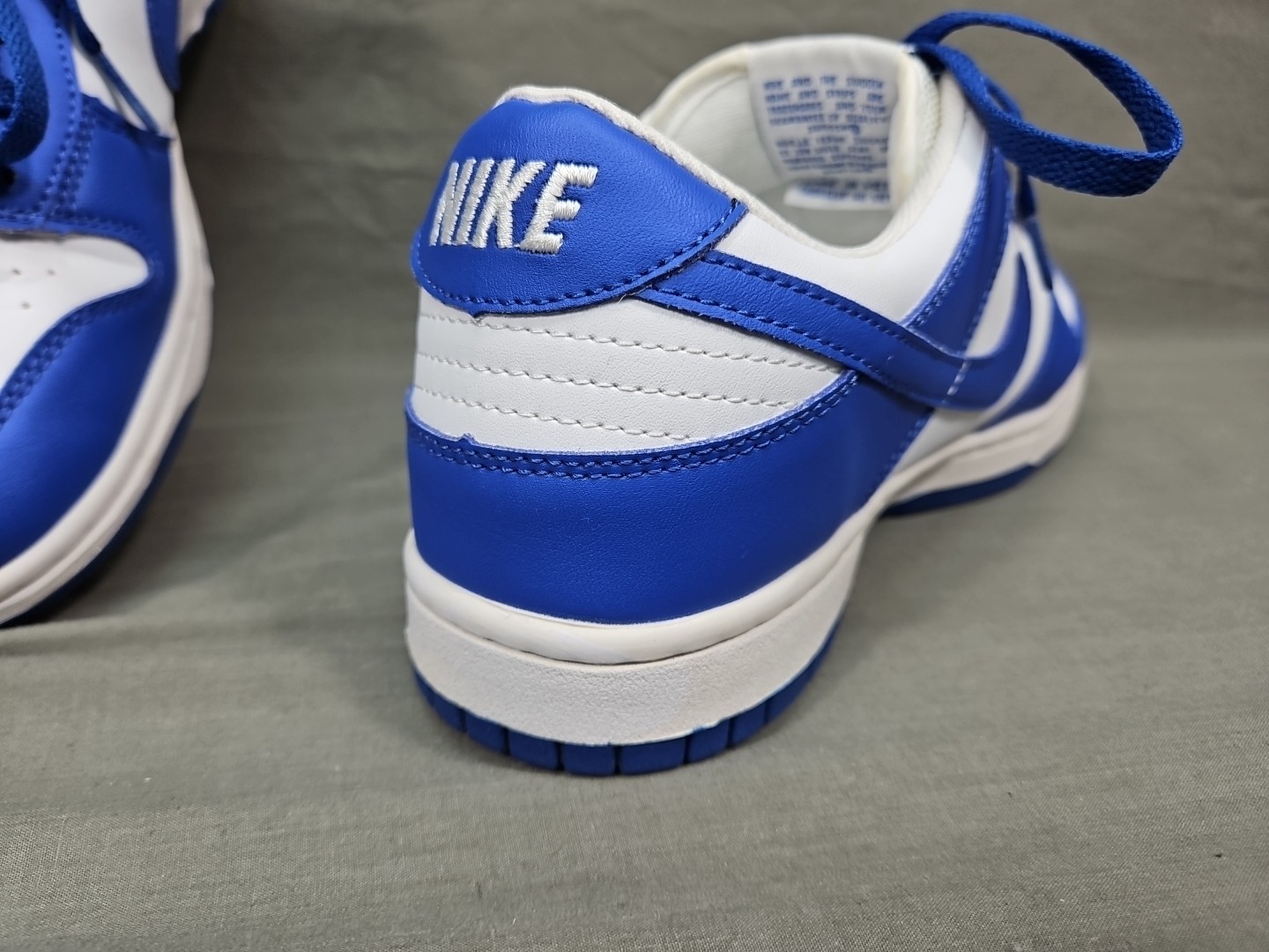Nike Dunk Low Retro SP Kentucky Blue 2021 Size 10 Preowned