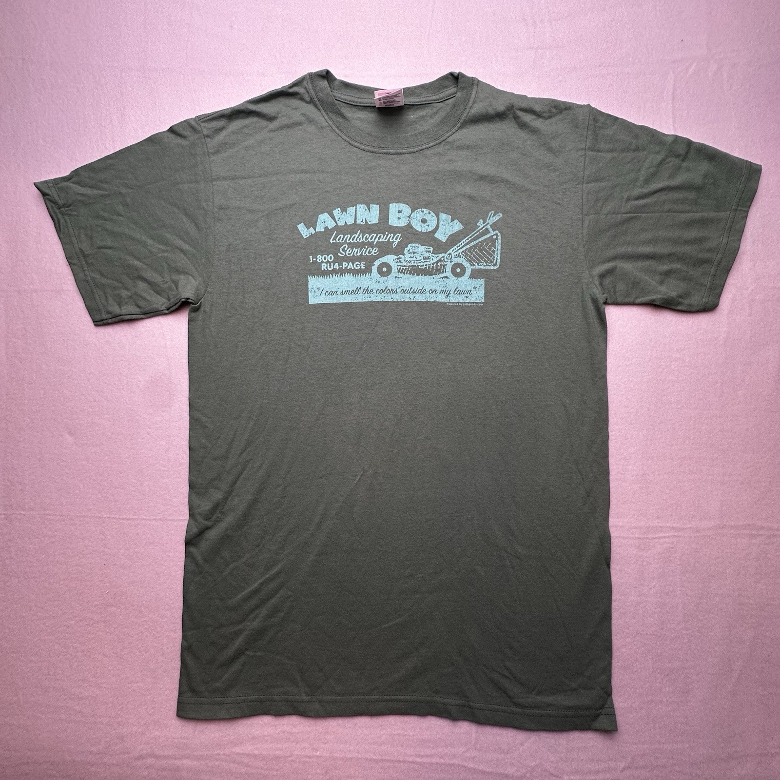 Phish Lawn Boy T Shirt Mens M Anvil I Can Smell The Colors Mower Graphic Tee