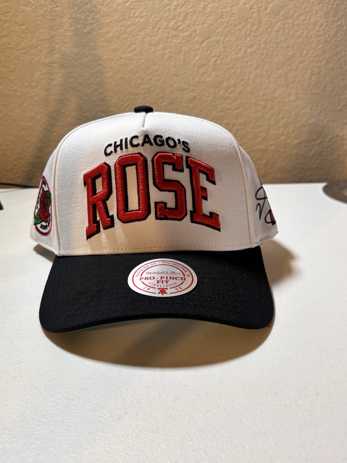 Derrick Rose Hat * Retirement * Chicago Bulls Red Black White NWT