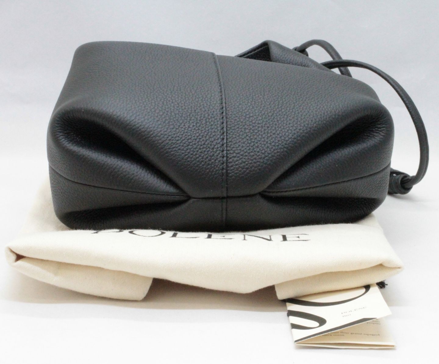 POLENE Berry Leather 2Way Shoulder Bag Super Excellent Condition from Japan