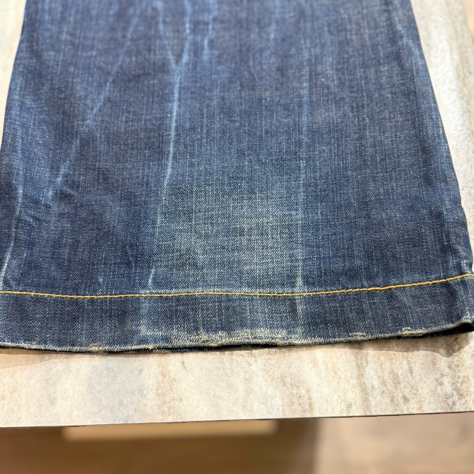 Studio R.P Flare Denim Pants y2k RED PEPPER Size 27 Vintage Rare
