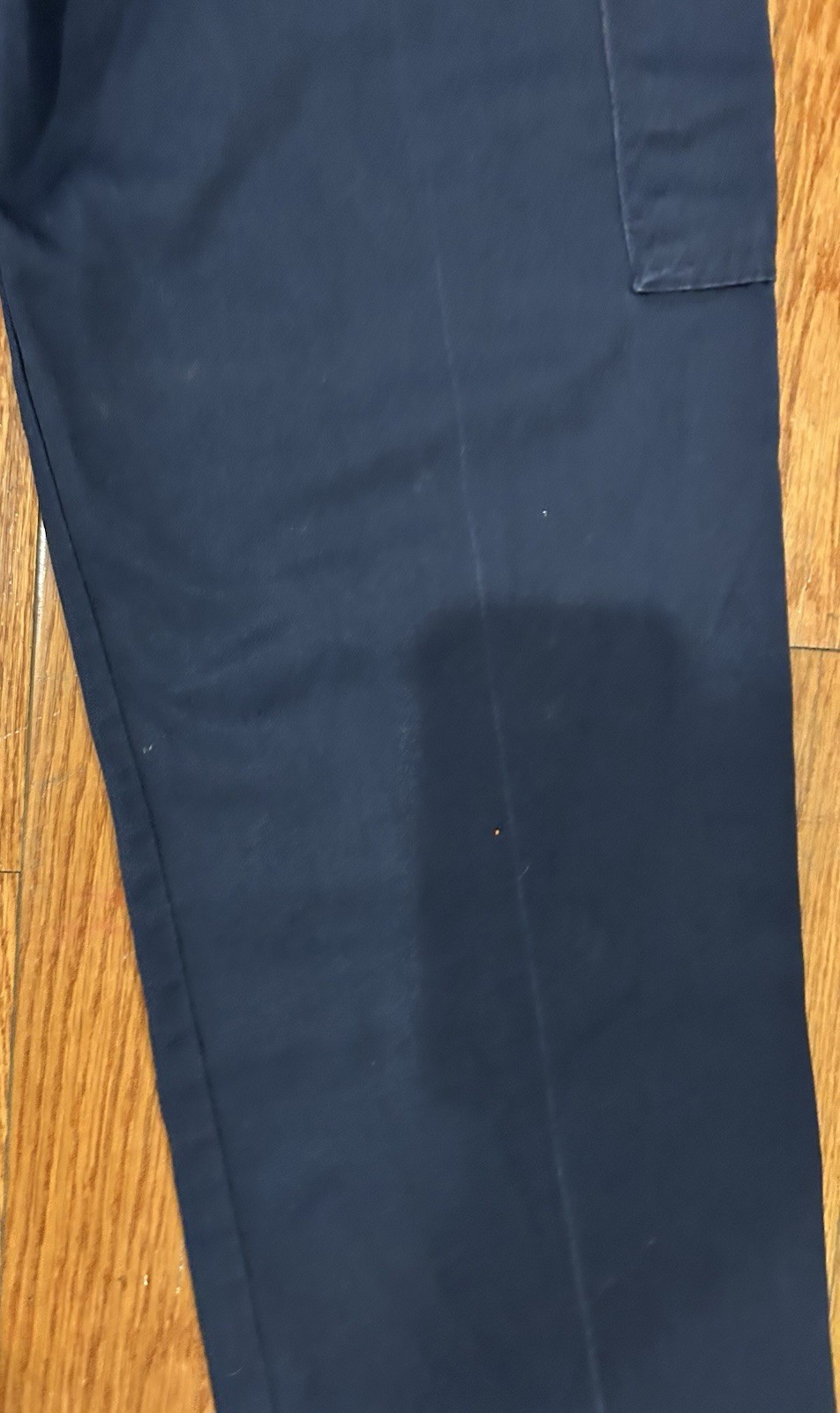 Dickies Relaxed Straight Cargo Pants Mens 32×34 Navy Blue Work Pants WP592DN
