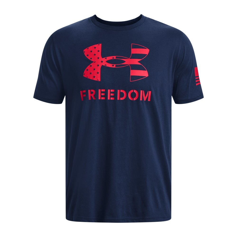 Under Armour 1370811 Men’s UA Freedom Logo T-Shirt, Academy, Medium