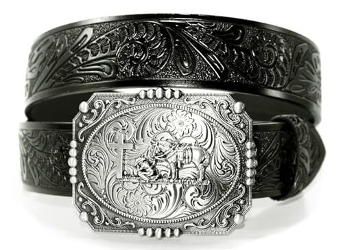 Cowboy Belts With Buckle for Men Classic & Western Acanthus Fashion Handmade