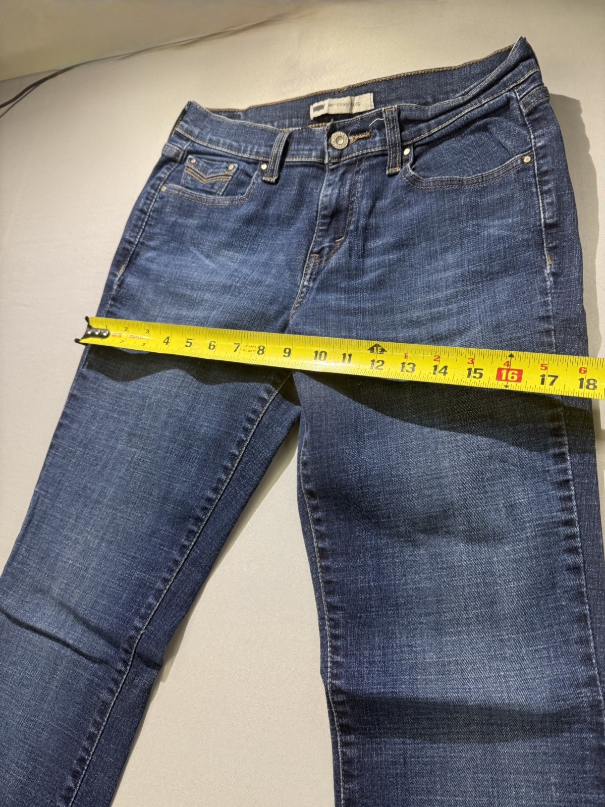 Levi’s 505 Jeans Women’s Blue Straight Leg Dark Wash Size 6
