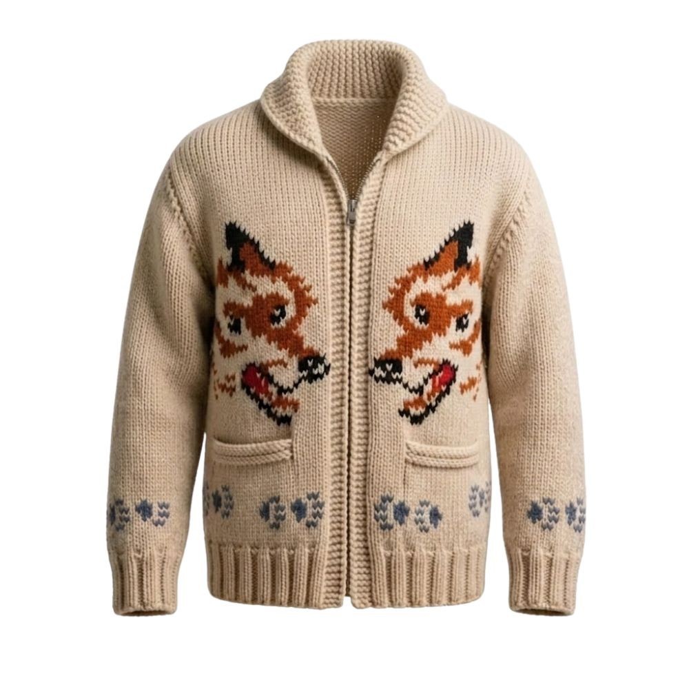 Ryan Gosling Wolf Cardigan Project Hail Mary Ryland Grace Knitted Sweater