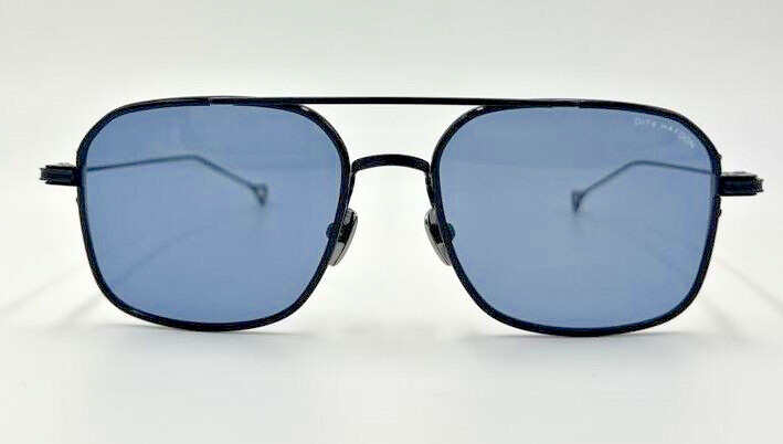 Authentic DITA Haydon DTX-2042-C-BLK-BLK-53 Matte Black w/Blue Lens Sunglasses