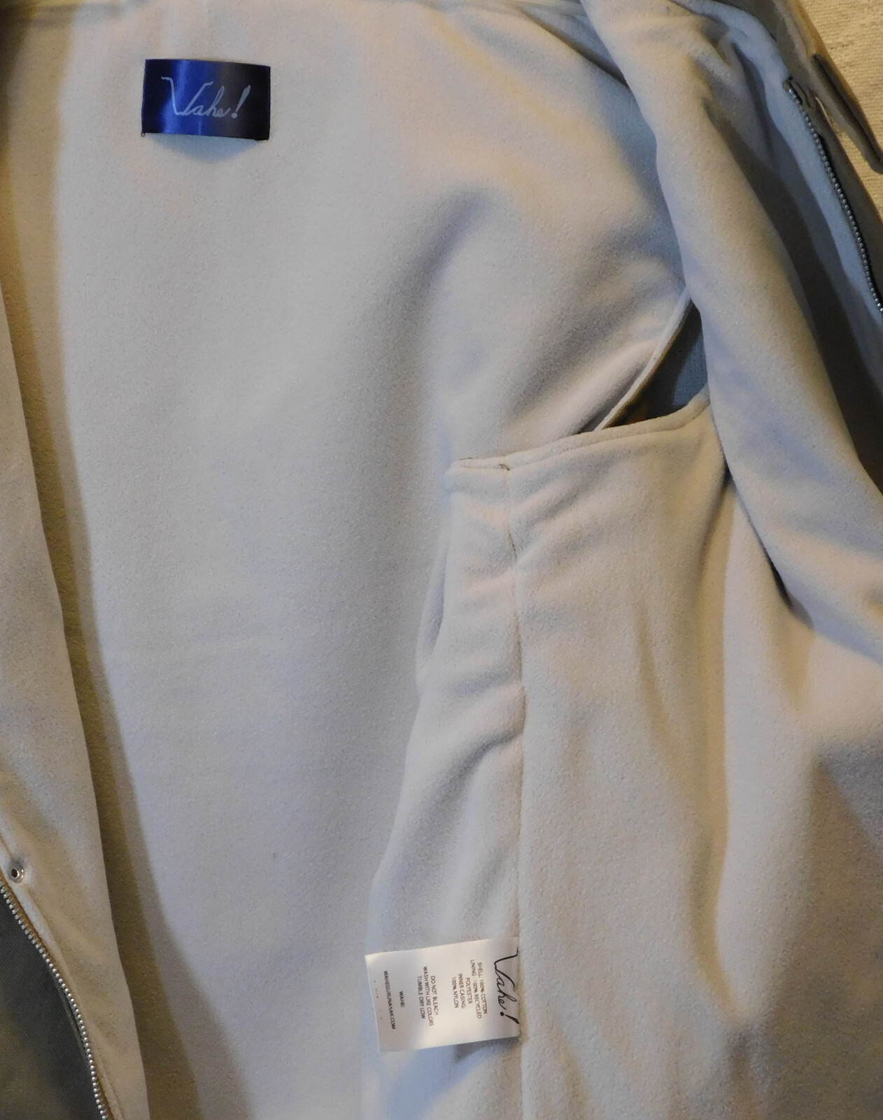 WINTER VEST Free or Low Cost Insulation Recyclable Removable Inserts Tan WAHE!