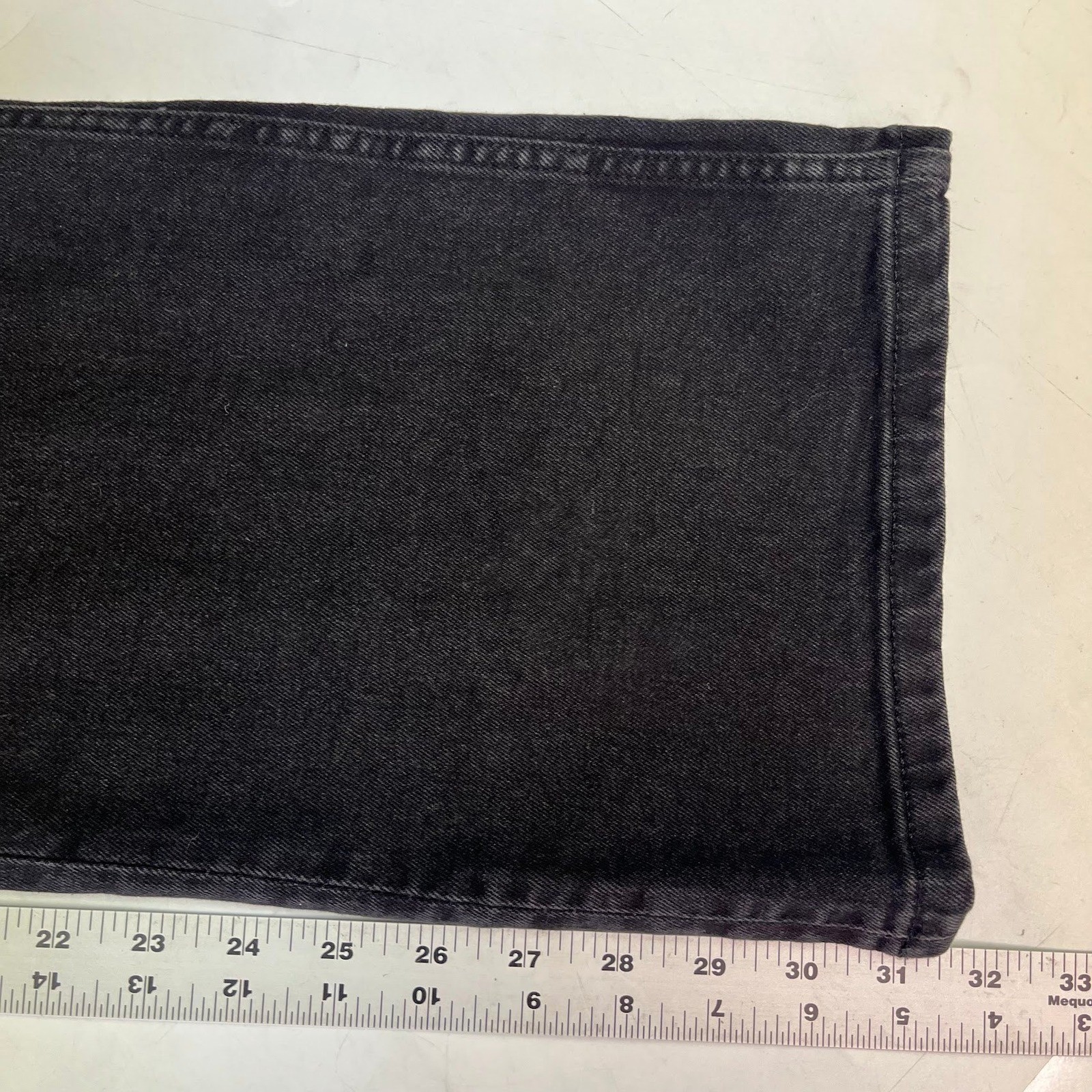 &Denim Womens Black Denim Overalls Recycled Cotton Straight Leg Size M NWT