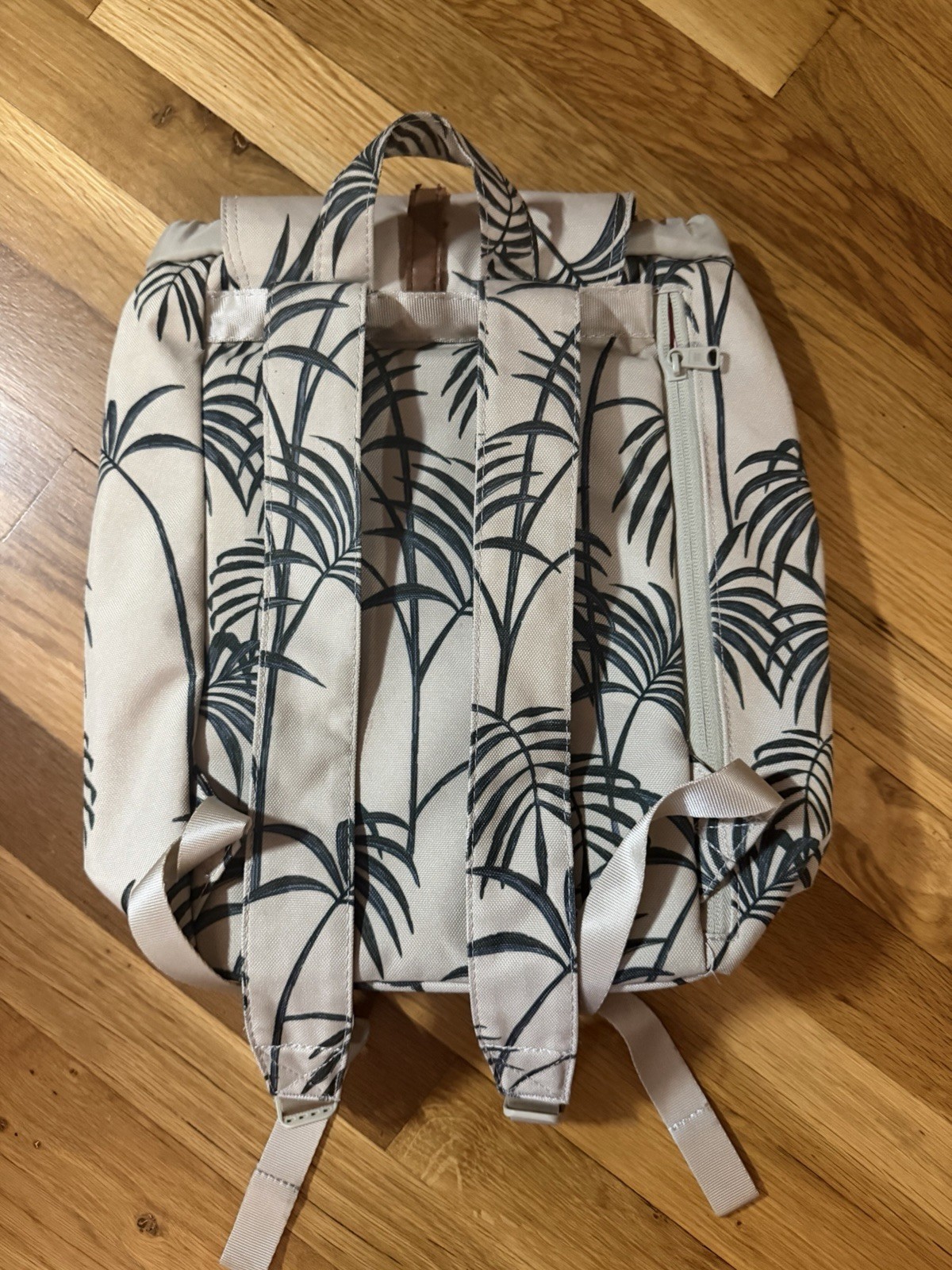Herschel Supply Co Dawson Backpack- striking “Pelican Palm” leaf print pattern