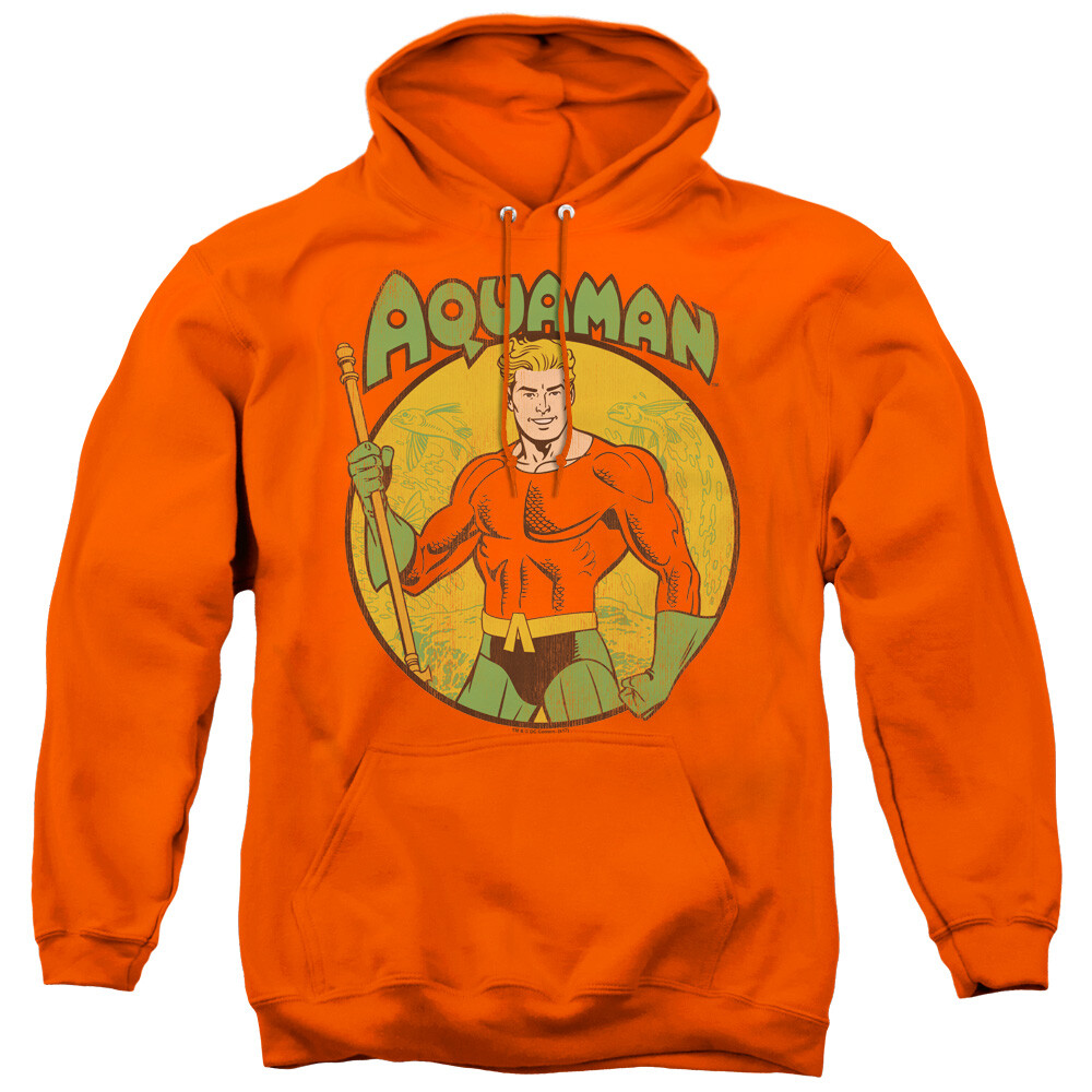 AQUAMAN Licensed Pullover Hooded Sweatshirt Hoodie SM-3XL