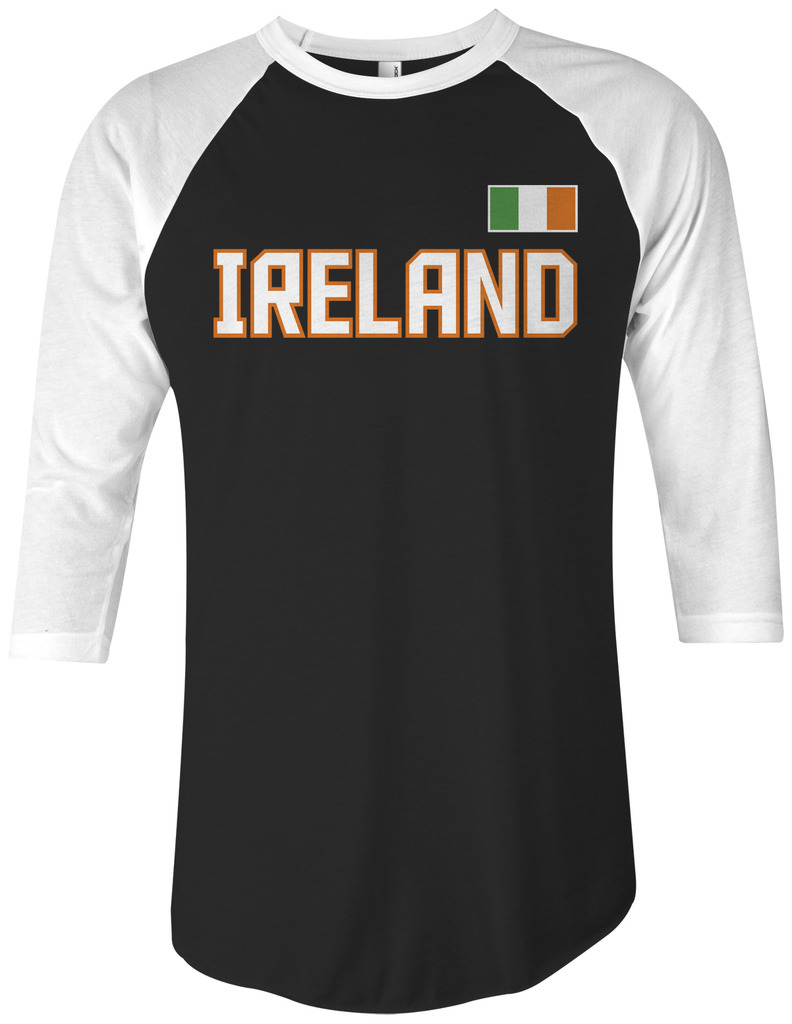 Ireland National Team Unisex Raglan T-Shirt Irish Pride