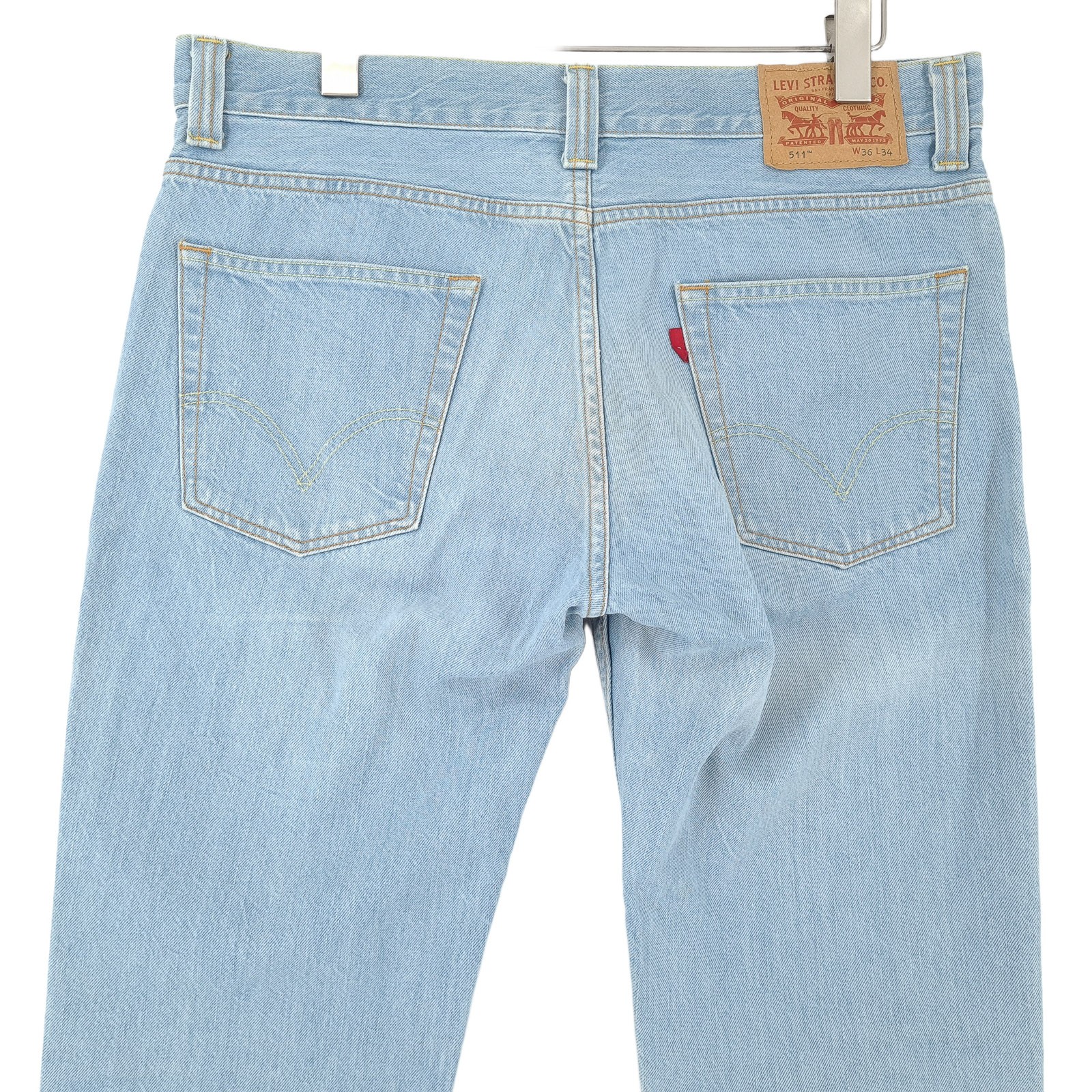 Vintage Levi’s Jeans 511 Men Slim Straight Fk8 Size W36 L34